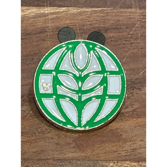 Disney Pin Trading Pin Authentic Epcot Center Logos 2015 Hidden Mickey The Land - Picture 1 of 4